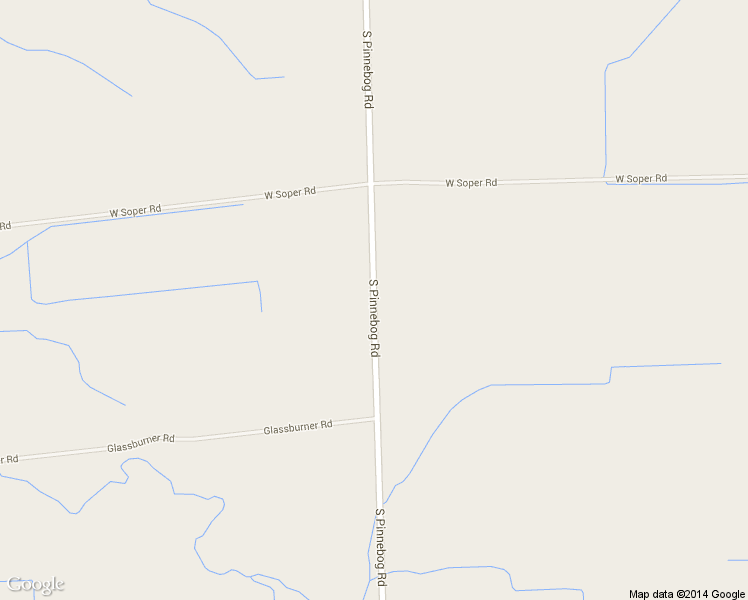 map of restaurants, bars, coffee shops, grocery stores, and more near 1608 South Pinnebog Road in Bad Axe