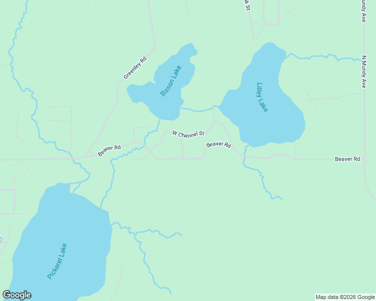 map of restaurants, bars, coffee shops, grocery stores, and more near 1205 Beaver Road in Bitely