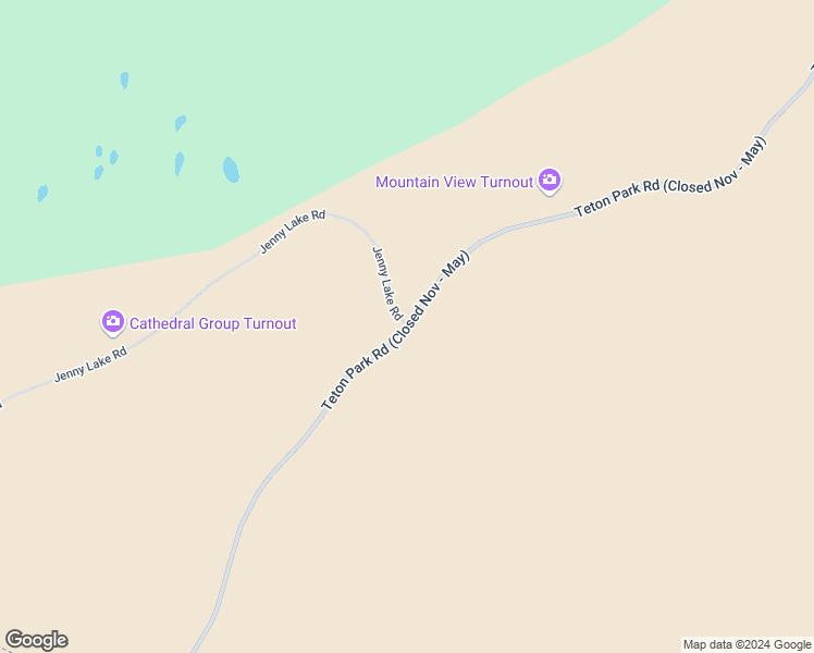 map of restaurants, bars, coffee shops, grocery stores, and more near Teton Park Rd in Teton