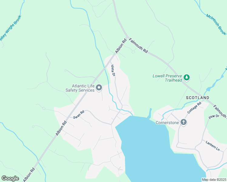 map of restaurants, bars, coffee shops, grocery stores, and more near 31 Birdsong Lane in Windham