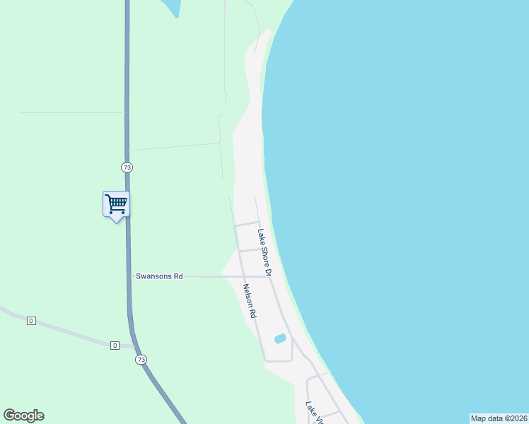 map of restaurants, bars, coffee shops, grocery stores, and more near N4456 Lake Shore Drive in Princeton