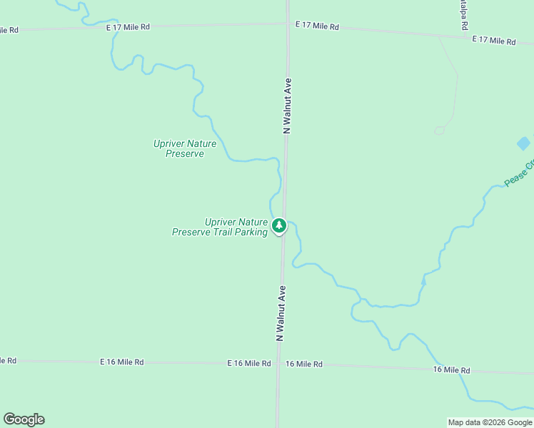 map of restaurants, bars, coffee shops, grocery stores, and more near 13113 North Walnut Avenue in Bitely