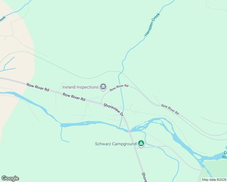 map of restaurants, bars, coffee shops, grocery stores, and more near 34792 Row River Road in Cottage Grove