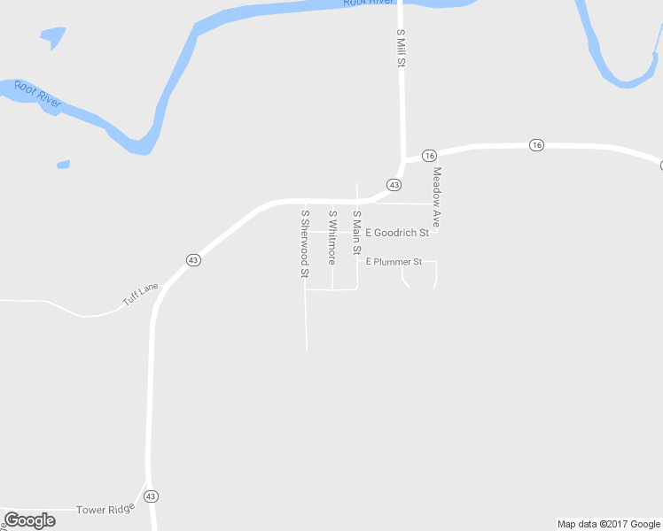 map of restaurants, bars, coffee shops, grocery stores, and more near 30313 South WHITMORE Street in Rushford