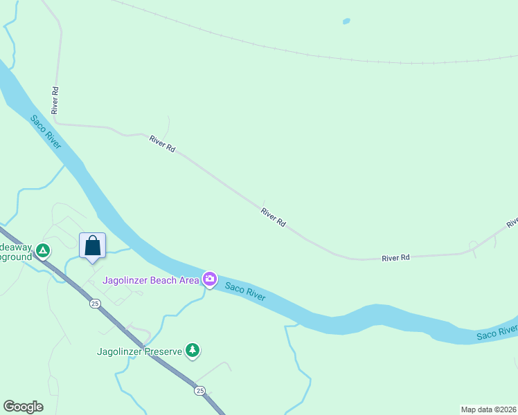 map of restaurants, bars, coffee shops, grocery stores, and more near 179 River Road in Baldwin