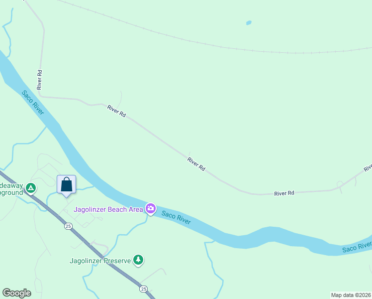 map of restaurants, bars, coffee shops, grocery stores, and more near 179 River Road in Baldwin