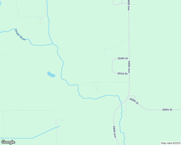 map of restaurants, bars, coffee shops, grocery stores, and more near 30345 538th Avenue in Austin