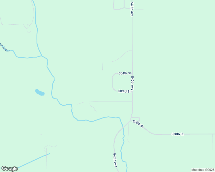map of restaurants, bars, coffee shops, grocery stores, and more near 30345 538th Avenue in Austin