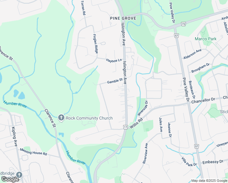 map of restaurants, bars, coffee shops, grocery stores, and more near 8334 Islington Avenue in Vaughan