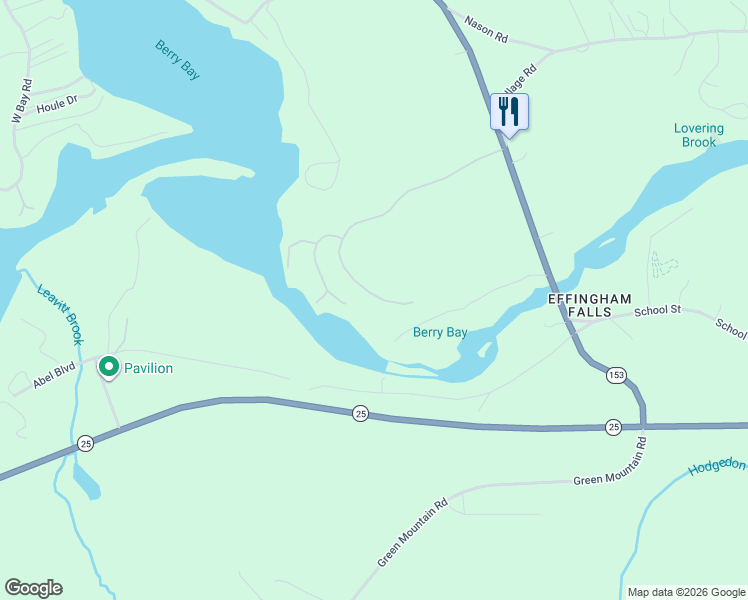 map of restaurants, bars, coffee shops, grocery stores, and more near 125 Washington Road in Freedom