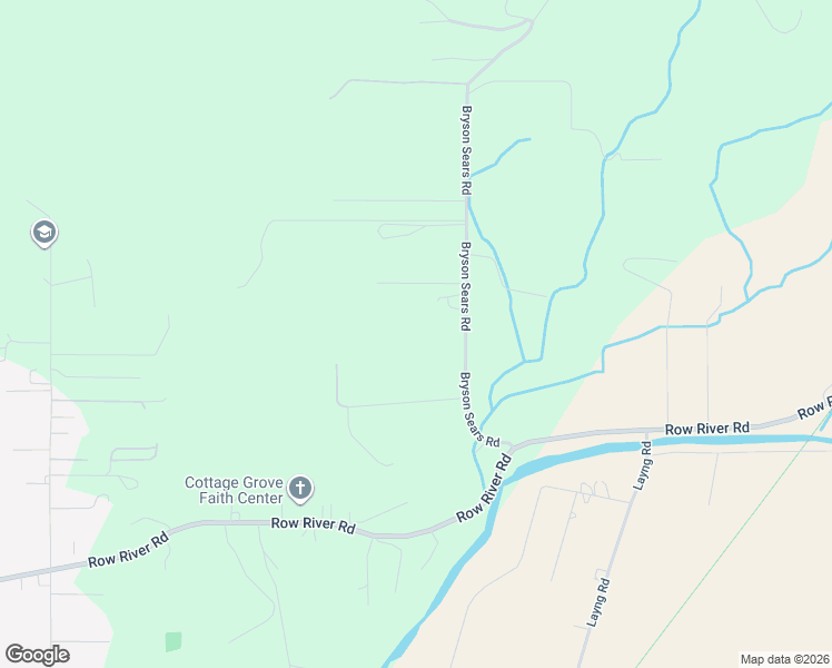 map of restaurants, bars, coffee shops, grocery stores, and more near 78558 Bryson Sears Road in Cottage Grove