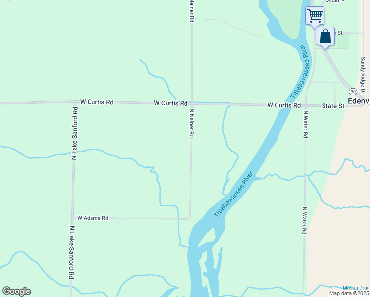 map of restaurants, bars, coffee shops, grocery stores, and more near 6391 North Neiner Road in Sanford