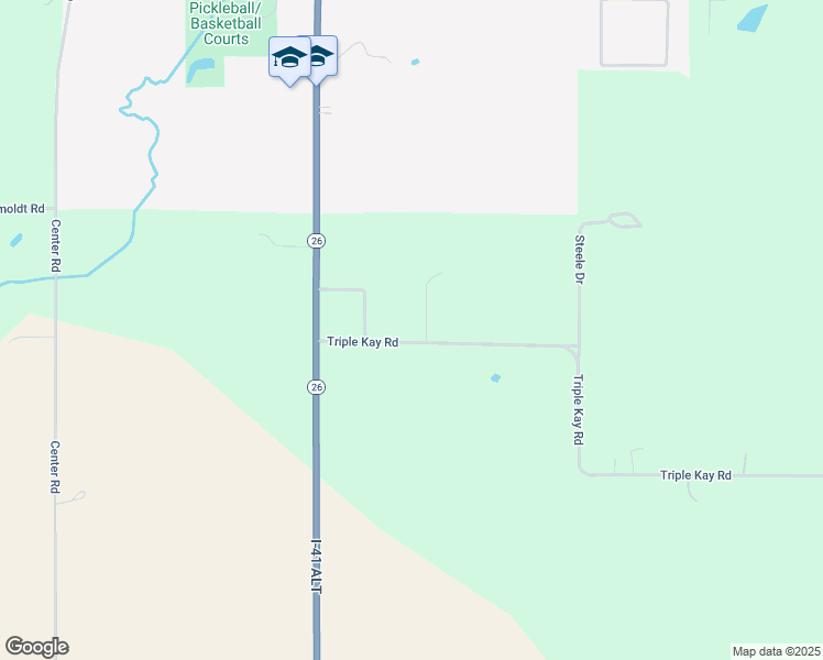 map of restaurants, bars, coffee shops, grocery stores, and more near W10227 Triple Kay Road in Rosendale