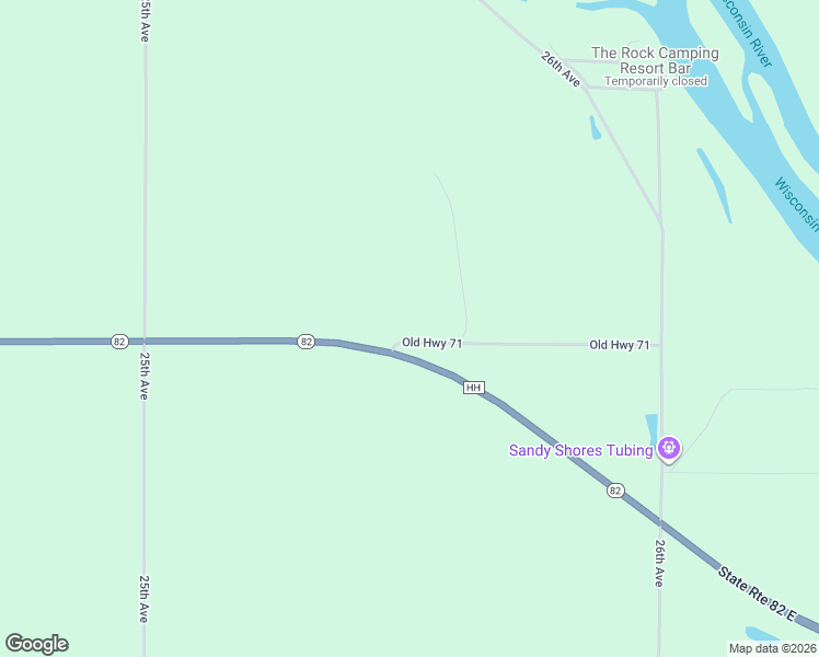 map of restaurants, bars, coffee shops, grocery stores, and more near 2694 Old Highway 71 in Mauston