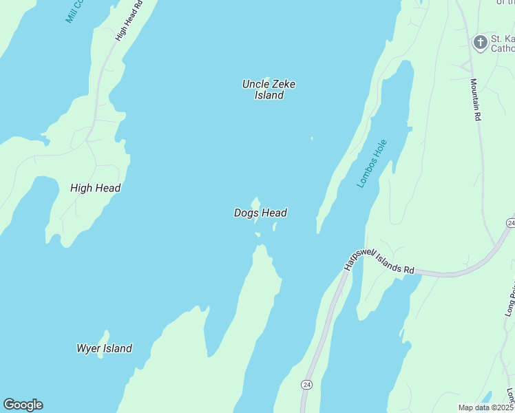 map of restaurants, bars, coffee shops, grocery stores, and more near in Harpswell