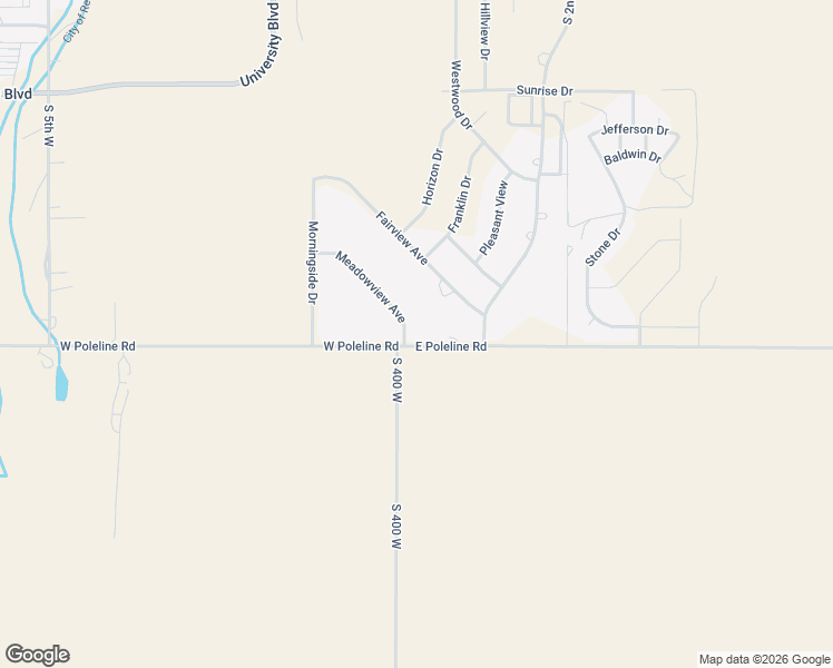 map of restaurants, bars, coffee shops, grocery stores, and more near S 400 W in Rexburg