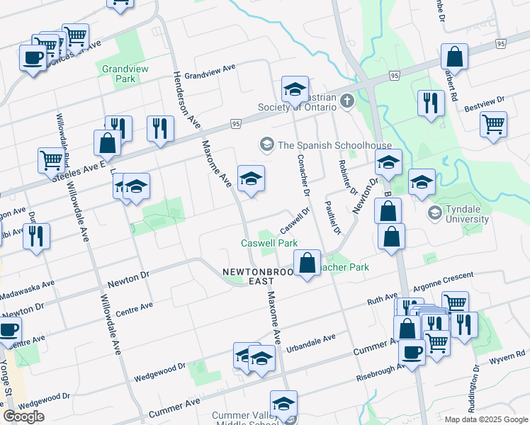 54 Lloydminster Crescent Toronto On Walk Score Map Of Restaurants Bars Coffee S Grocery Ore Near 54