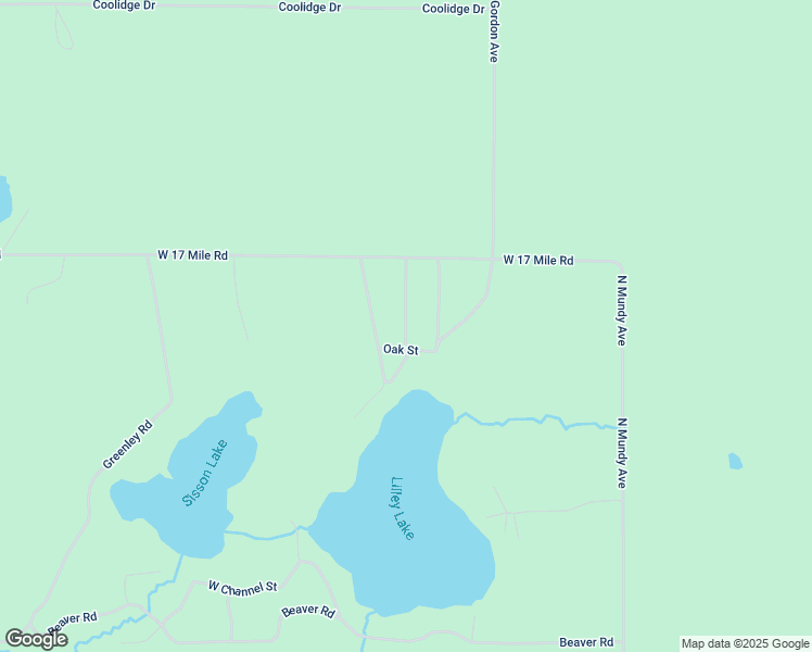 map of restaurants, bars, coffee shops, grocery stores, and more near 942 West 17 Mile Road in Bitely