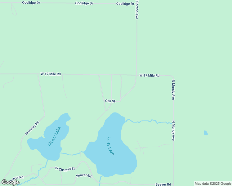 map of restaurants, bars, coffee shops, grocery stores, and more near 942 West 17 Mile Road in Bitely