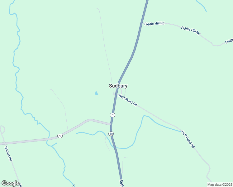 map of restaurants, bars, coffee shops, grocery stores, and more near Vermont 30 in Sudbury