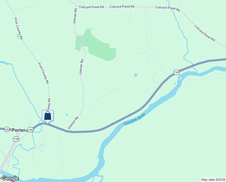 map of restaurants, bars, coffee shops, grocery stores, and more near 194 French Road in Porter