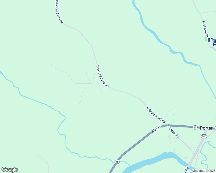 map of restaurants, bars, coffee shops, grocery stores, and more near 4 Eastman Hill Road in Porter