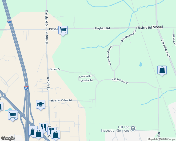 map of restaurants, bars, coffee shops, grocery stores, and more near 5019 Flagstone Road in Sheboygan