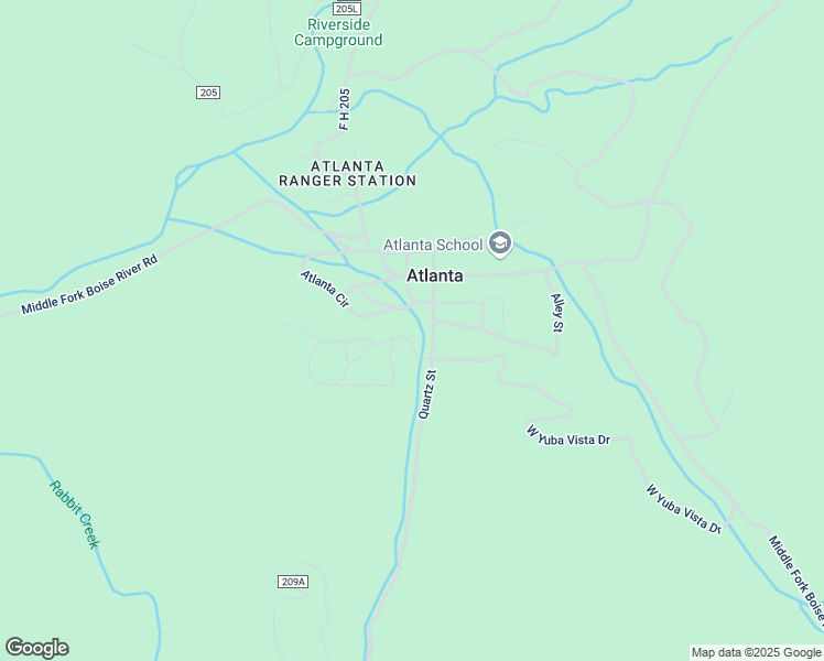 map of restaurants, bars, coffee shops, grocery stores, and more near 36 West Alturas Road in Atlanta