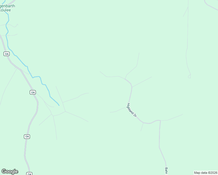 map of restaurants, bars, coffee shops, grocery stores, and more near W3875 Highland Drive in La Crosse