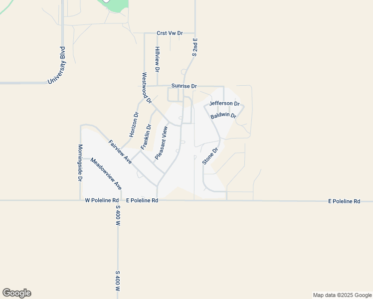 map of restaurants, bars, coffee shops, grocery stores, and more near 1249 South 2nd East in Rexburg