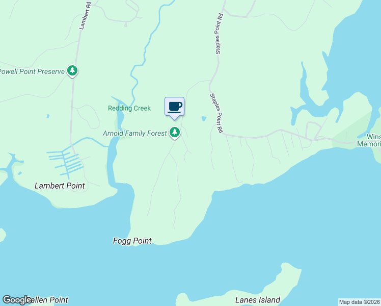 map of restaurants, bars, coffee shops, grocery stores, and more near 3 Foggs Farm Road in Freeport