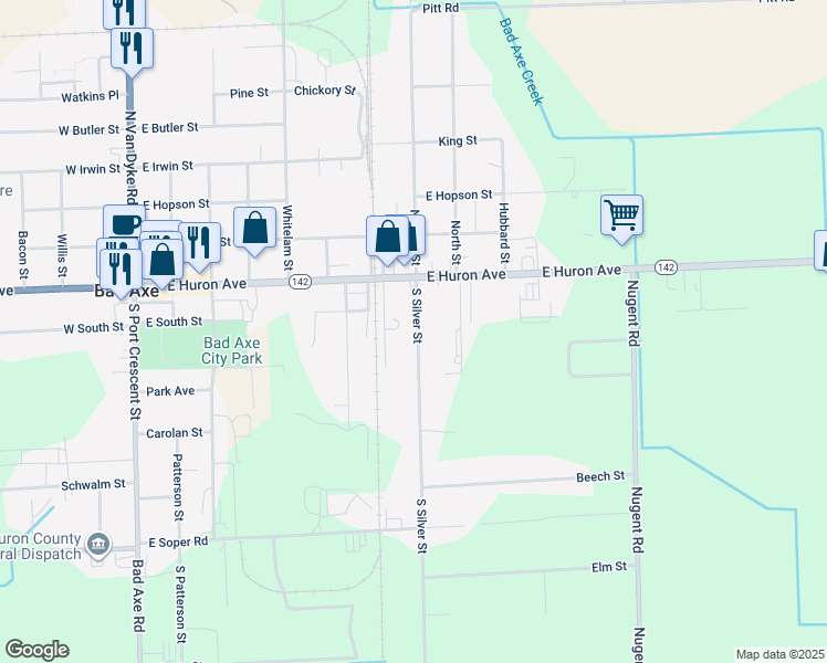 245 South Silver Street, Bad Axe MI Walk Score