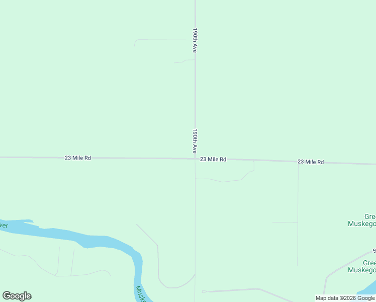 map of restaurants, bars, coffee shops, grocery stores, and more near 23065 190th Avenue in Hersey