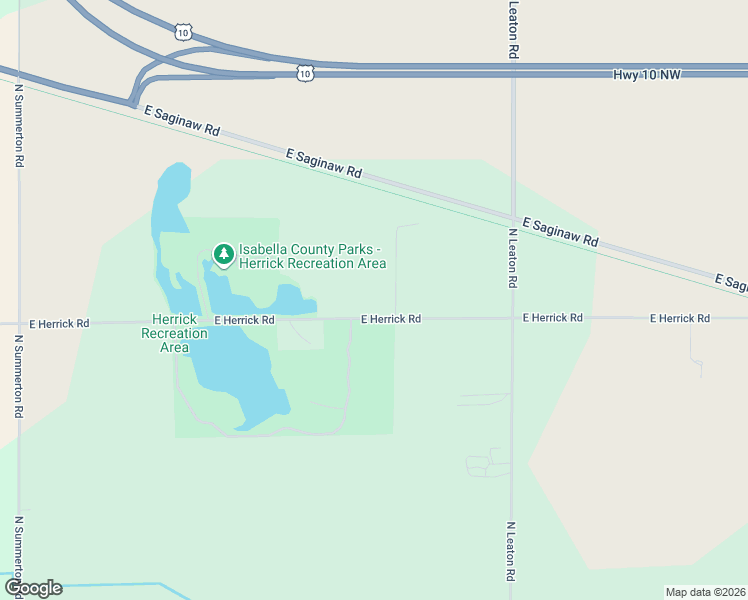 map of restaurants, bars, coffee shops, grocery stores, and more near 6717 East Herrick Road in Clare