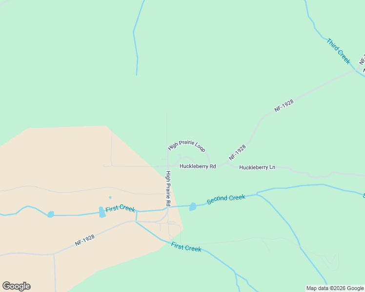 map of restaurants, bars, coffee shops, grocery stores, and more near 49654 High Prairie Loop in Oakridge