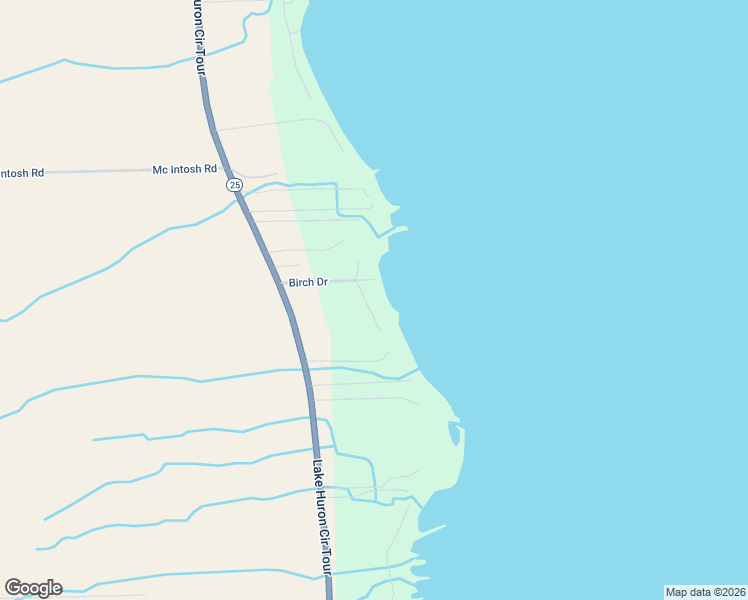 map of restaurants, bars, coffee shops, grocery stores, and more near 1727 Lakeside Drive in Harbor Beach