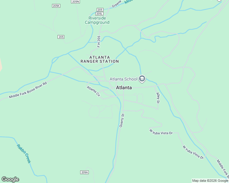 map of restaurants, bars, coffee shops, grocery stores, and more near 17 Main Street in Atlanta