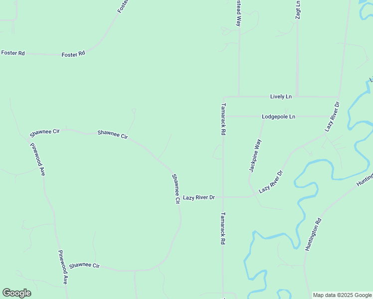 map of restaurants, bars, coffee shops, grocery stores, and more near 17110 Shawnee Circle in Bend