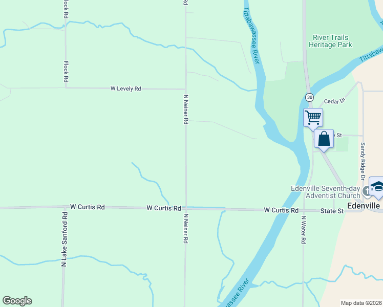 map of restaurants, bars, coffee shops, grocery stores, and more near 6620 North Neiner Road in Sanford