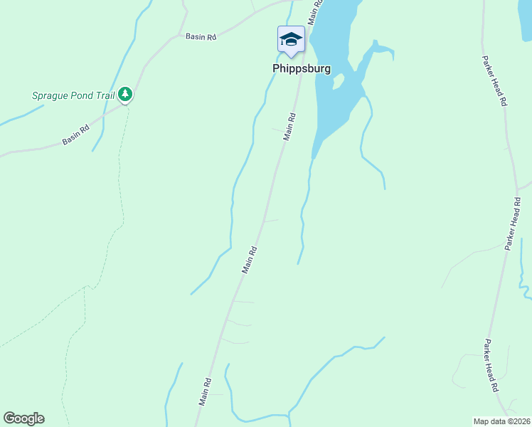map of restaurants, bars, coffee shops, grocery stores, and more near 1133 Main Road in Phippsburg