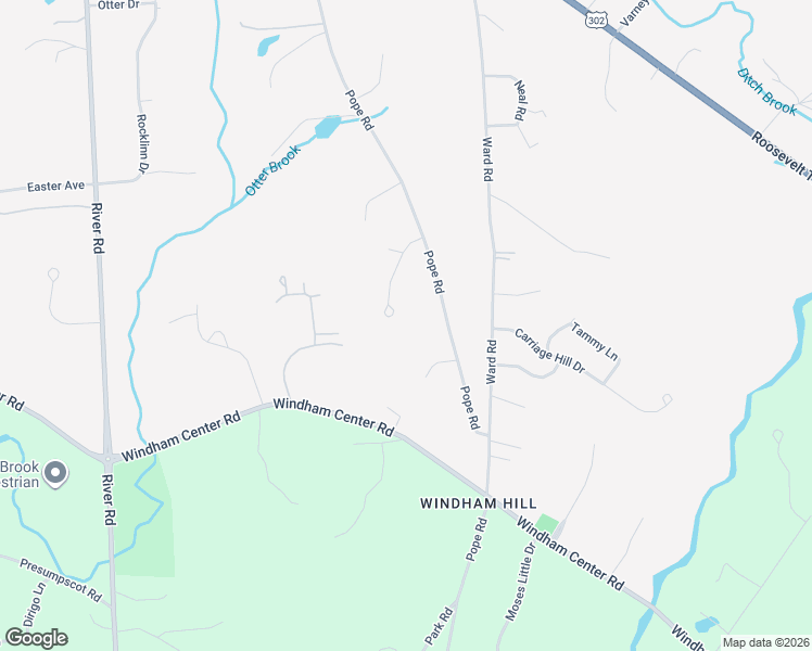 map of restaurants, bars, coffee shops, grocery stores, and more near 32 Kings Lane in Windham