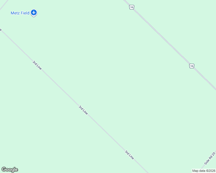 map of restaurants, bars, coffee shops, grocery stores, and more near 7071 3rd Line in Wellington County