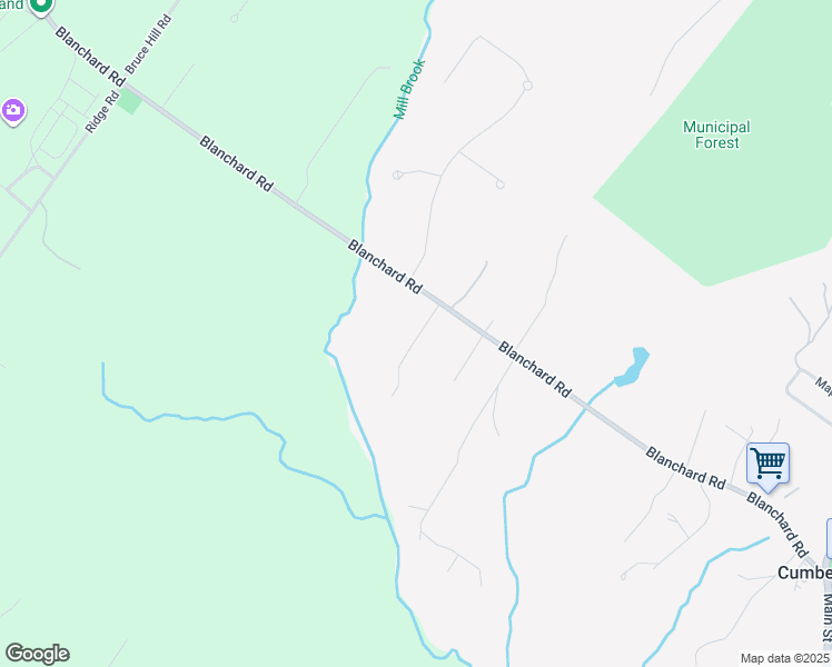 map of restaurants, bars, coffee shops, grocery stores, and more near 14 Partridge Drive in Cumberland