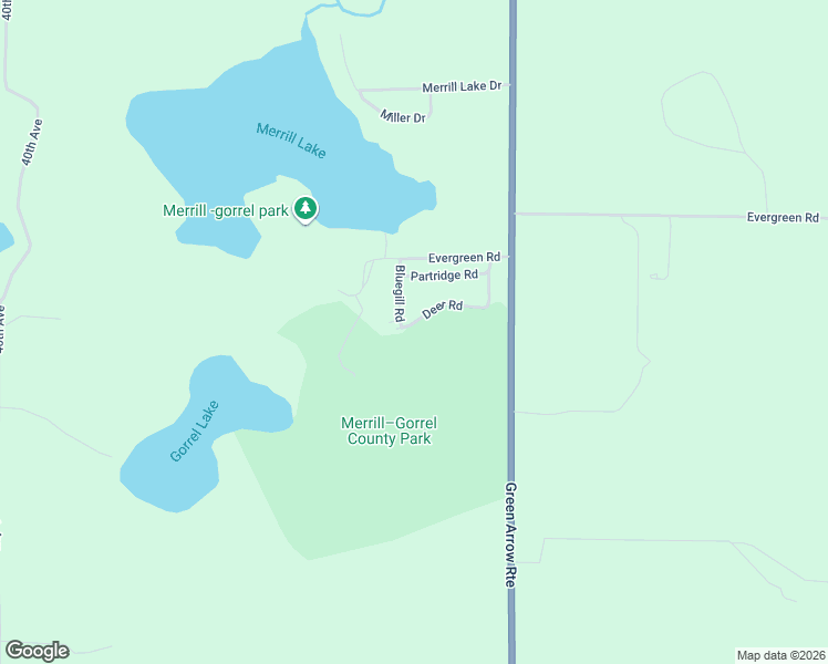 map of restaurants, bars, coffee shops, grocery stores, and more near 3191 Deer Road in Sears