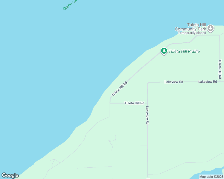 map of restaurants, bars, coffee shops, grocery stores, and more near W2164 Tuleta Hill Road in Markesan