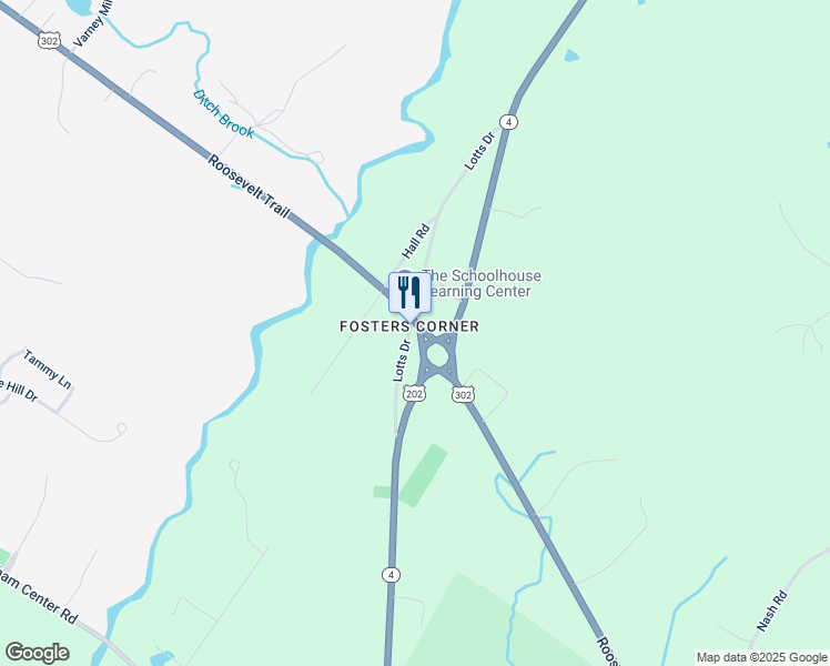 map of restaurants, bars, coffee shops, grocery stores, and more near 33 U.S. 202 in Windham