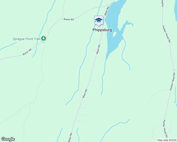 map of restaurants, bars, coffee shops, grocery stores, and more near 1133 Main Road in Phippsburg