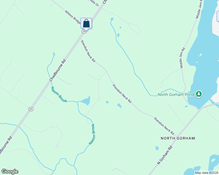 map of restaurants, bars, coffee shops, grocery stores, and more near 25 Deerfield Circle in Standish