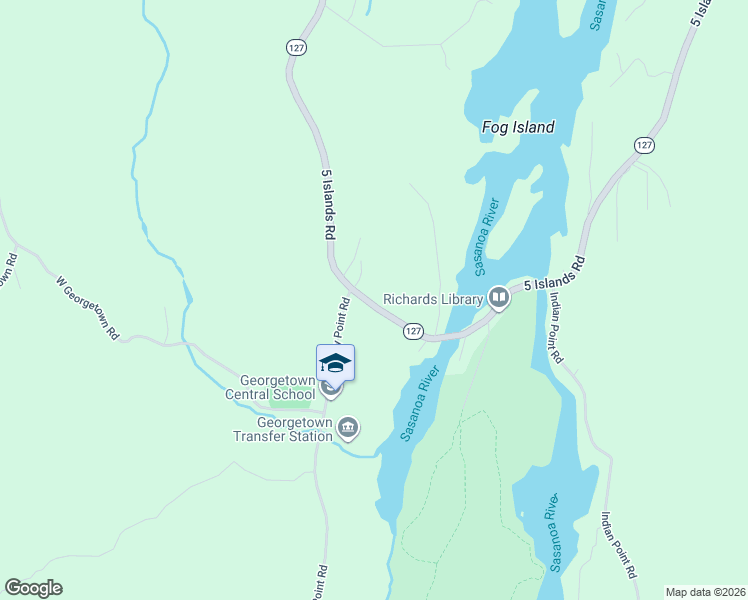 map of restaurants, bars, coffee shops, grocery stores, and more near 798 5 Islands Road in Georgetown