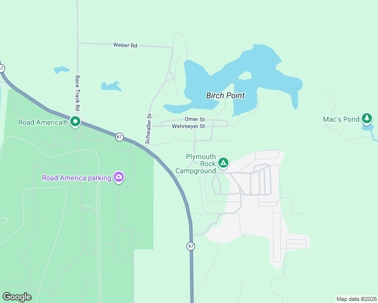 map of restaurants, bars, coffee shops, grocery stores, and more near W5715 Summit Woods Lane in Plymouth
